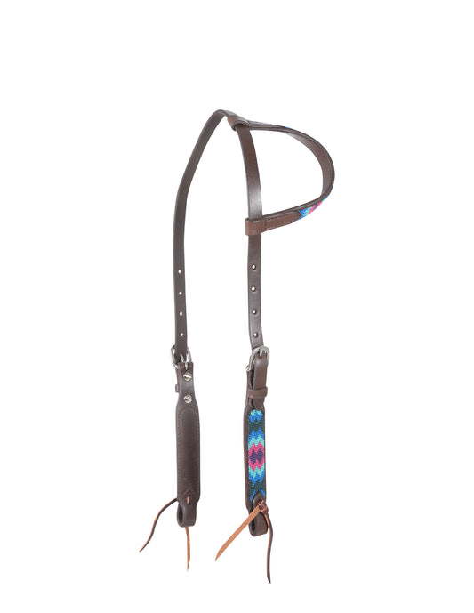 Beaded stack slip ear headstall