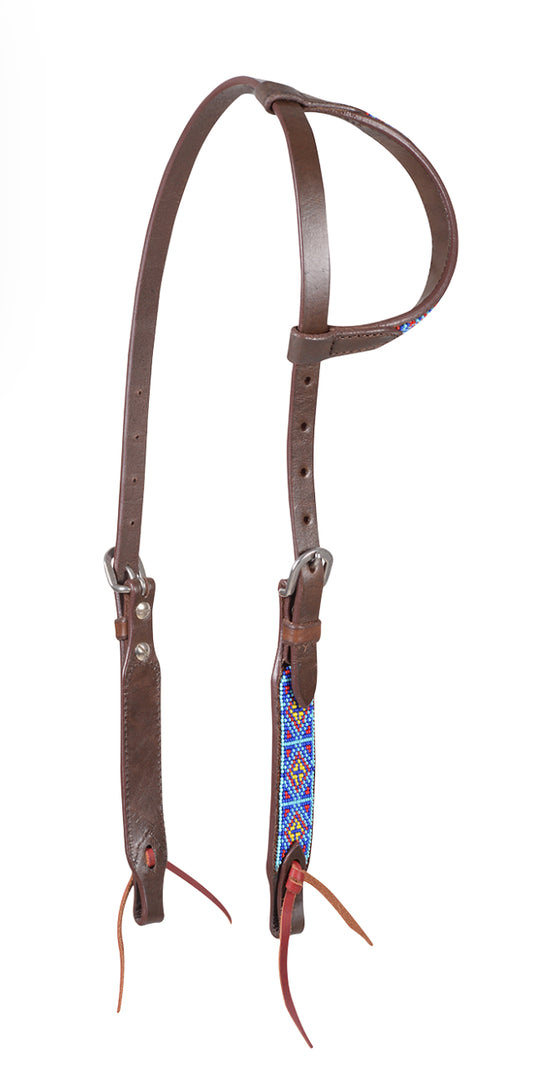 Beaded Diamond Slip ear headstall