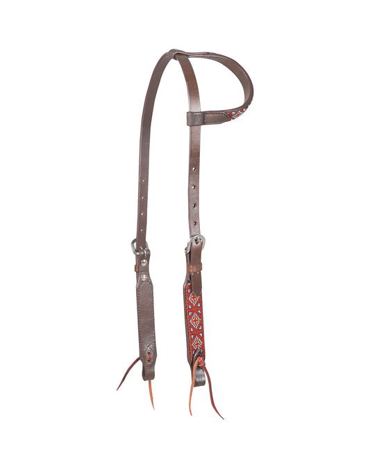 Beaded Diamond Slip ear headstall