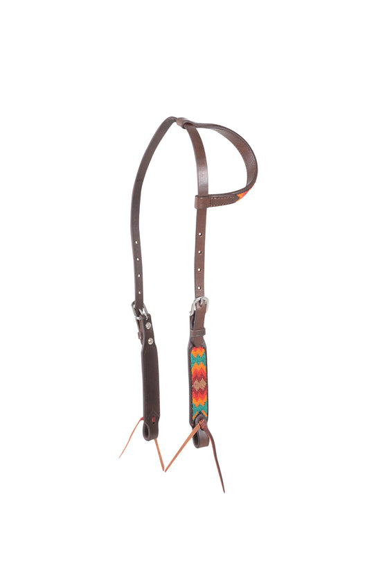 Beaded stack slip ear headstall