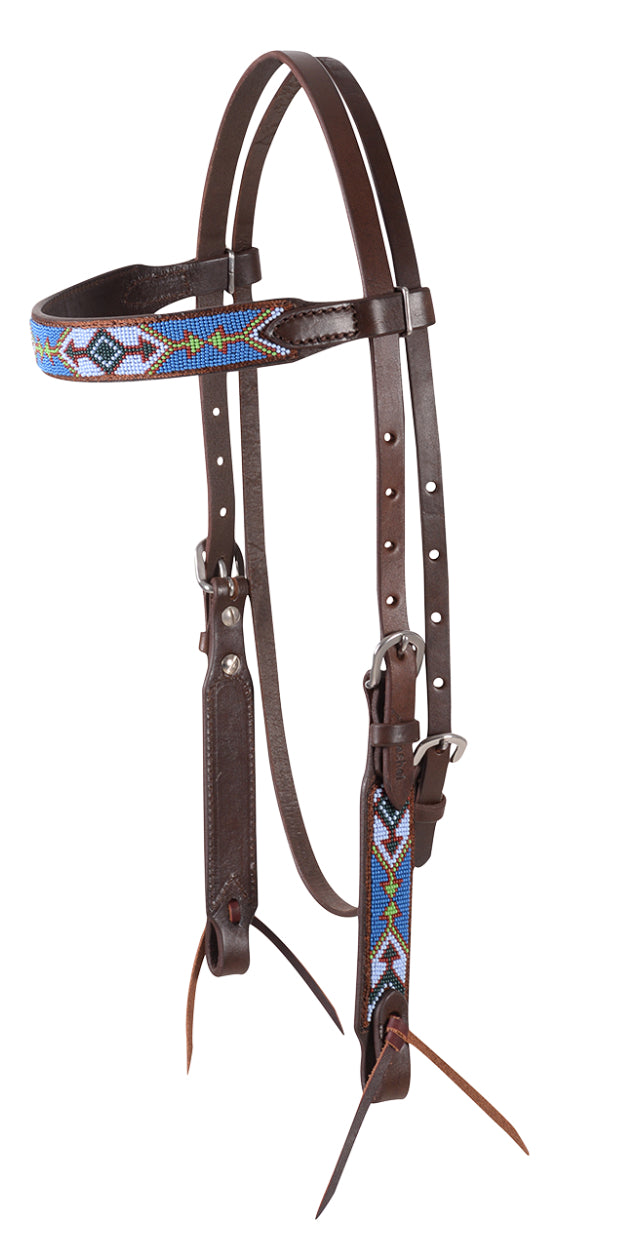 Beaded arrows Browband Headstall