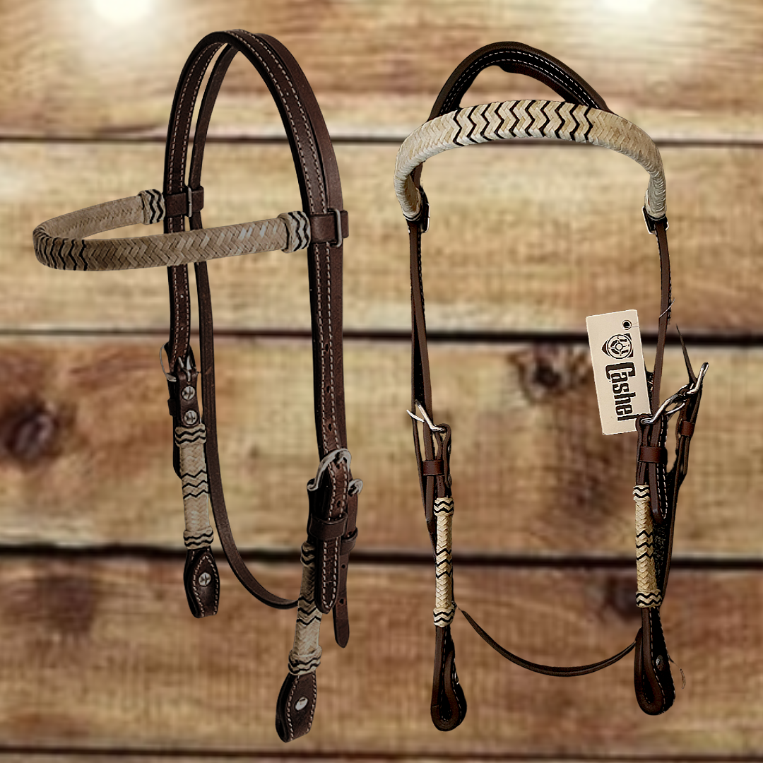 Cashel Browband Headstall with Rawhide