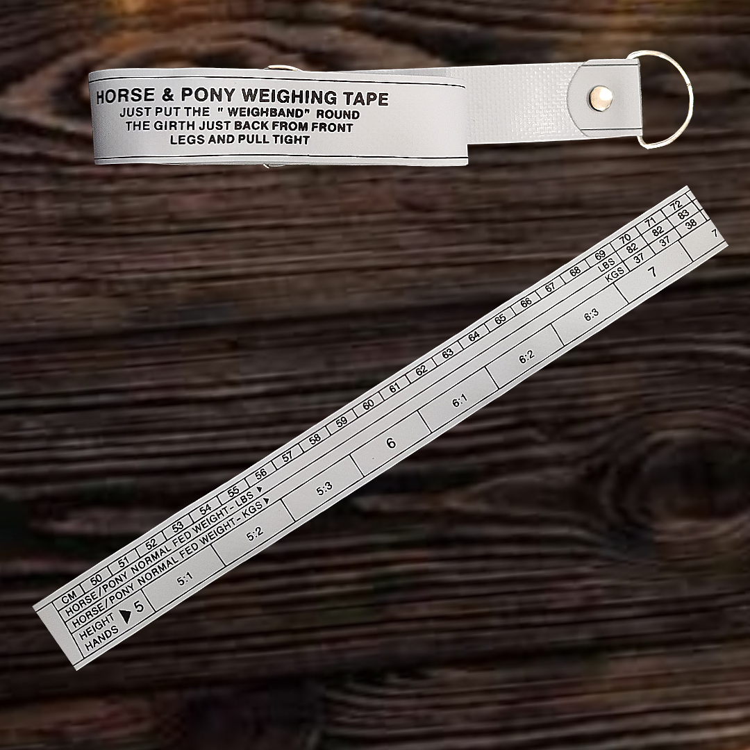 White Durable Equine Measure Tape