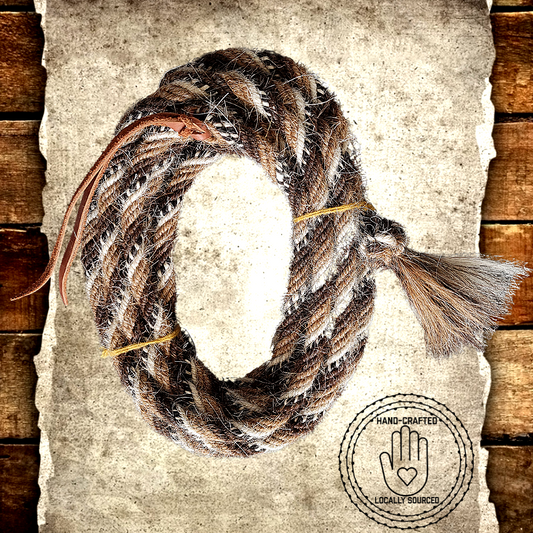 Hand Braided Horse Hair Mecate Reins