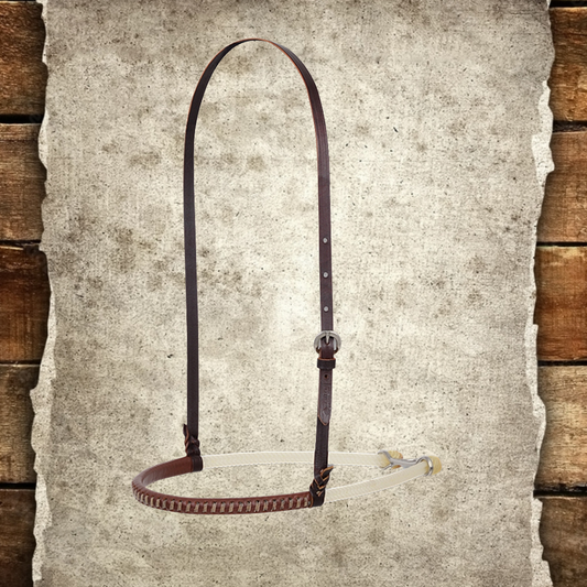 Martin Rope Noseband With Built-in Leather Cavesson