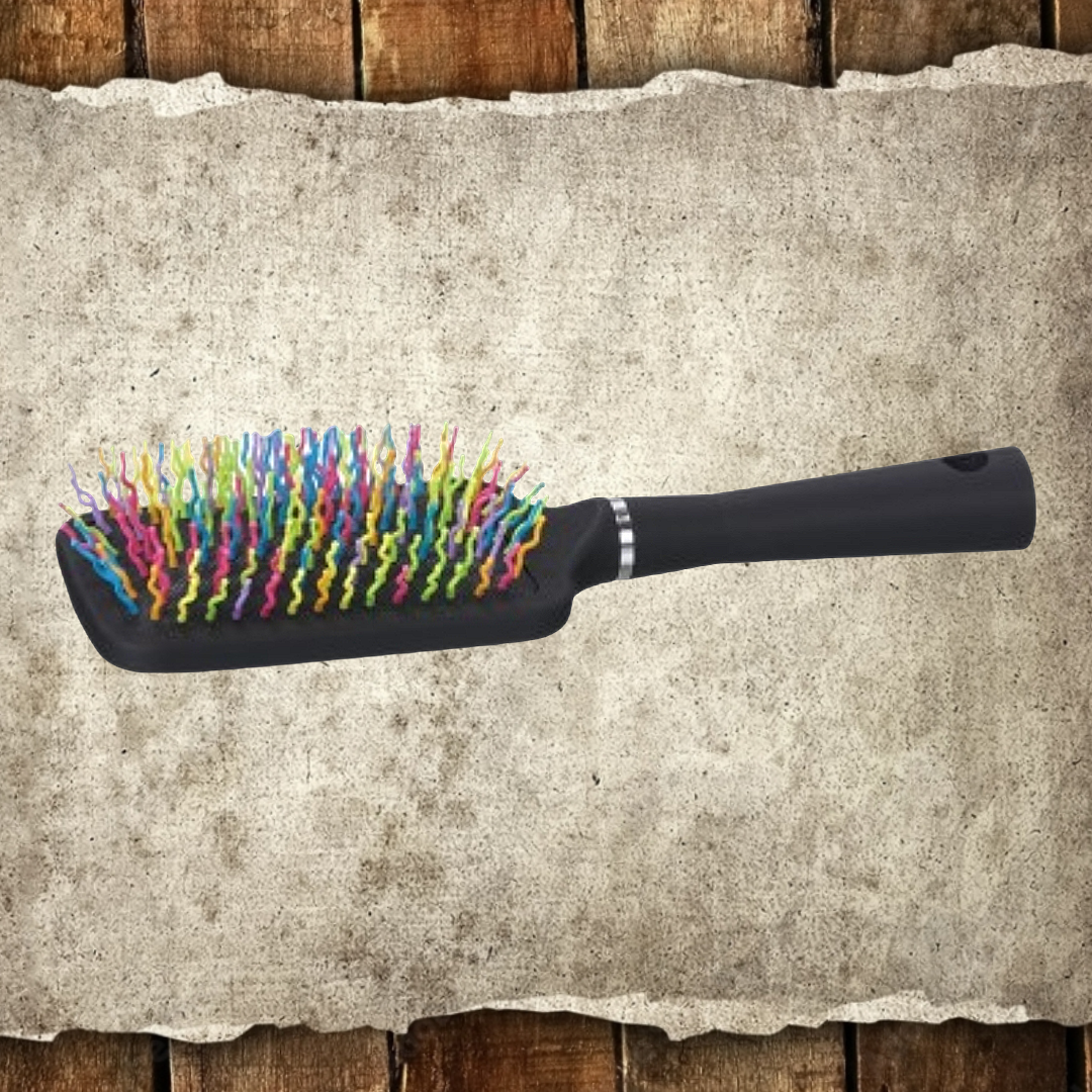 Tough-1 Rainbow Bristle Mane & Tail Brush