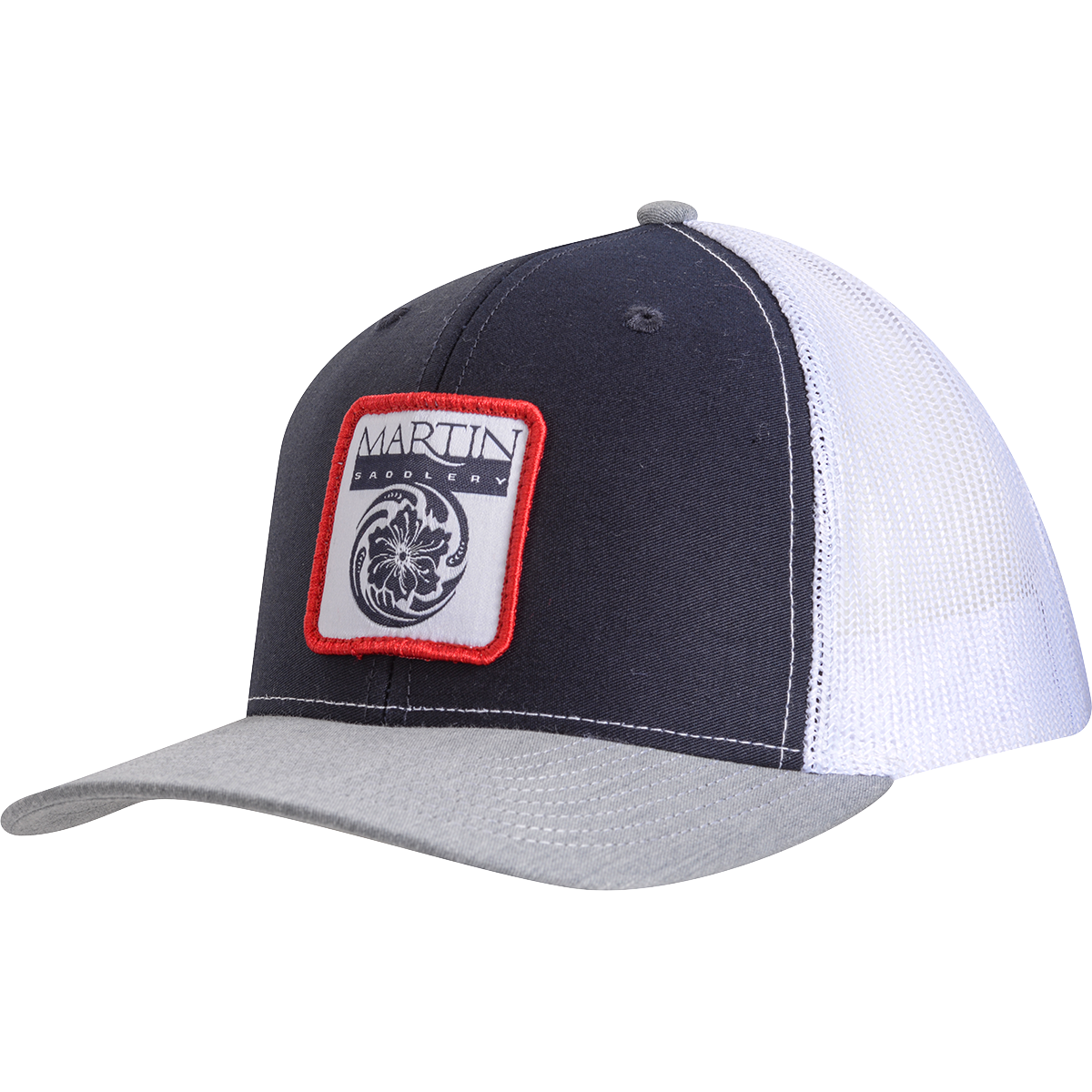 Classic Equine Trucker Snapback Cap, Mid-Profile