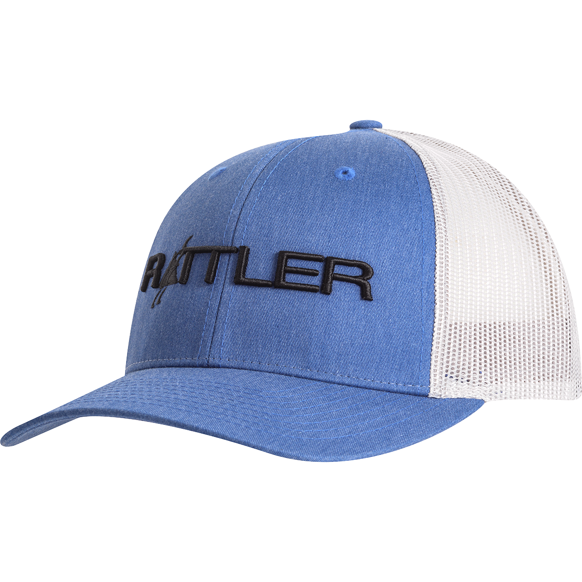 Rattler Trucker Snapback Cap With 3D Letters, Low-Profile