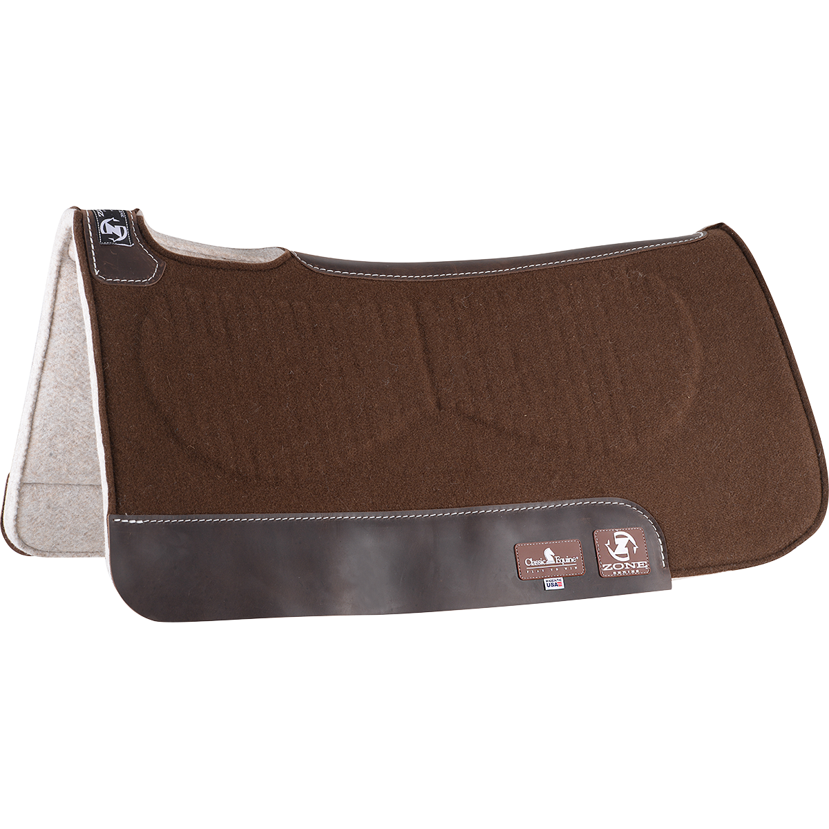 Zone Felt Top & Bottom Saddle Pad