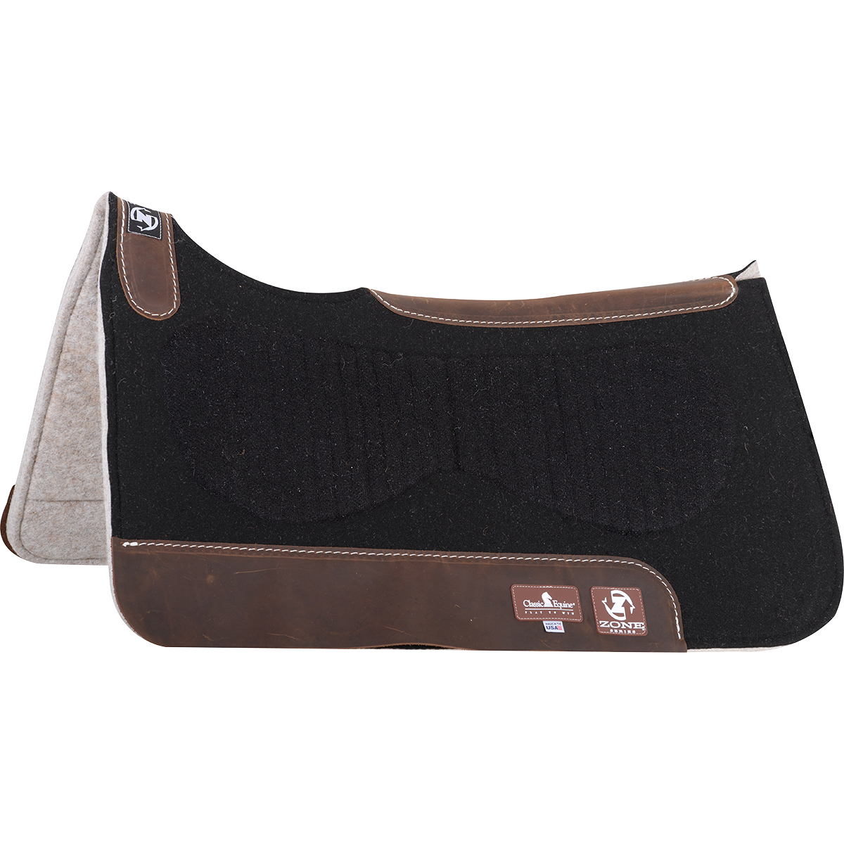 Zone Felt Top & Bottom Saddle Pad