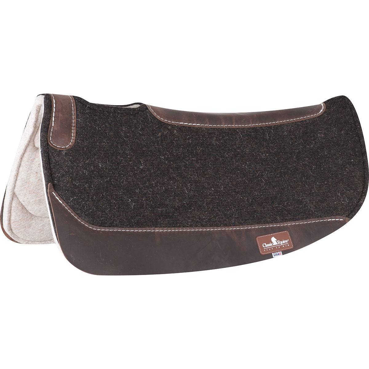 Classic Round Barrel ESP Felt Top Saddle Pad