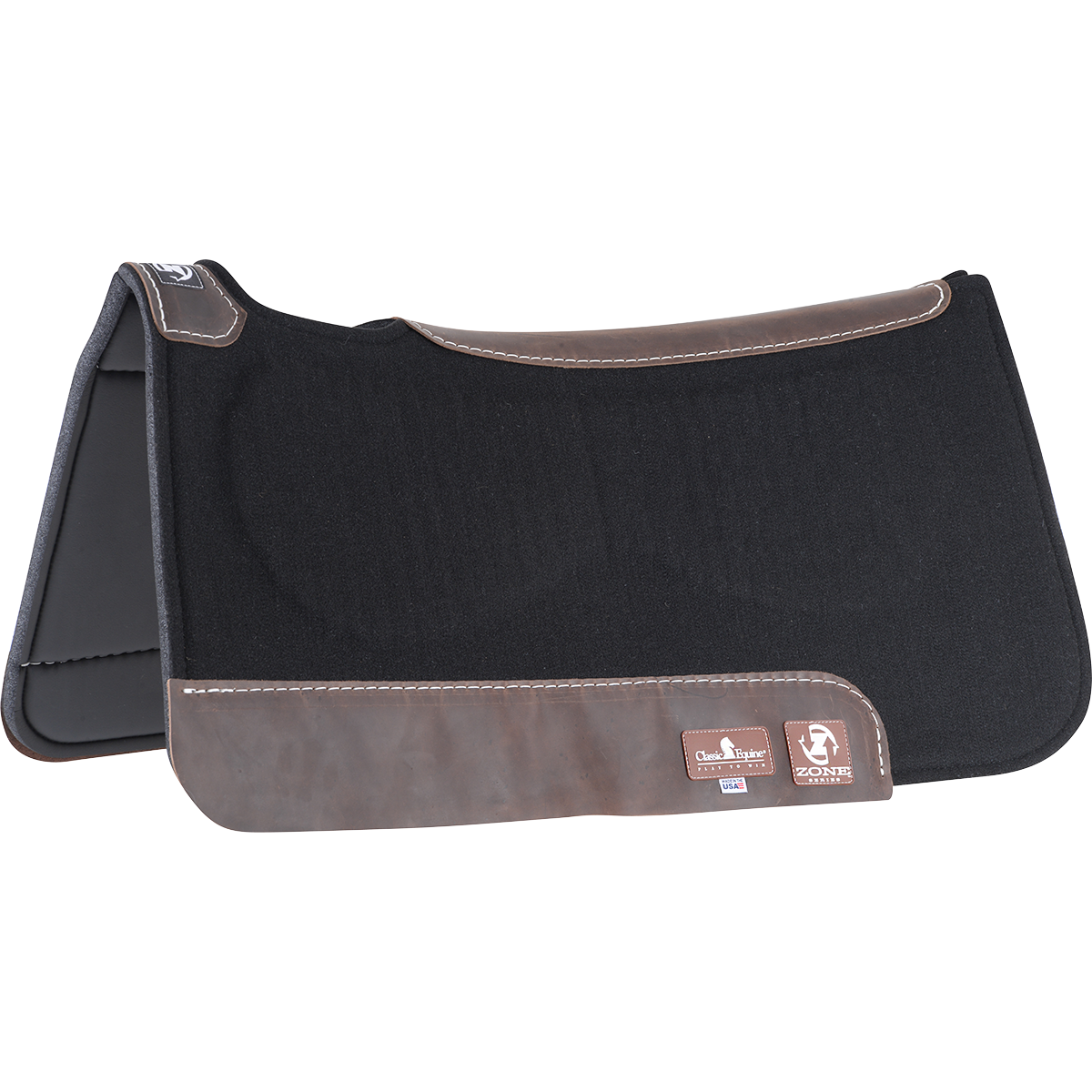 Zone Felt Top Foam Bottom Saddle Pad