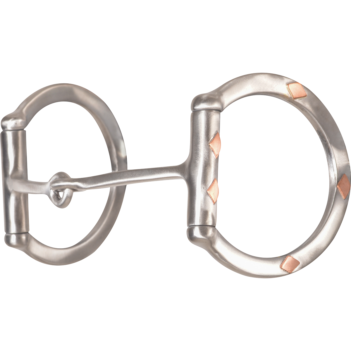 Sherry Cervi Square Snaffle D Ring Barrel Bit